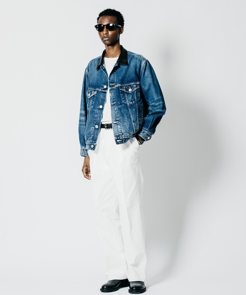 CRIMIE(クライミー)の「BRON FREE SELVEDGE GARAGE USED DENIM TYPE III JACKET - INDIGO MADE IN JAPAN(デニムジャケット・メンズ・インディゴブルー・XXL/XL/L/M/S)」の8枚目の写真