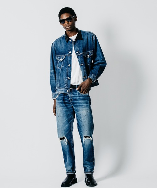 CRIMIE(クライミー)の「BRON FREE SELVEDGE GARAGE USED DENIM TYPE III JACKET - INDIGO MADE IN JAPAN(デニムジャケット・メンズ・インディゴブルー・XXL/XL/L/M/S)」の10枚目の写真