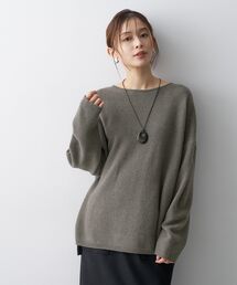 カシミヤリラックスニット