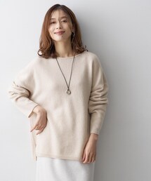 カシミヤリラックスニット