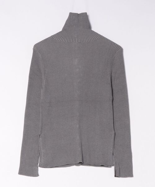 ROPE'（ロペ）の「【一部店舗限定】【REALM（レルム）】COVERED-BUTTON KNIT CARDIGAN（カーディガン/ボレロ・レディース・グリーン系その他/グレー/ダークブラウン・38）」の4枚目の写真