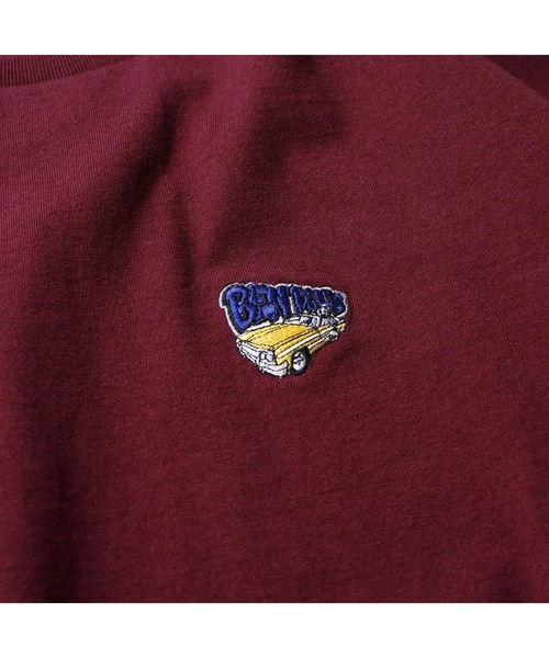 BEN DAVIS(ベンデイビス)の「《BEN DAVIS》EMBRO LONG SLEEVE /刺繍ロングスリーブ(Tシャツ/カットソー・メンズ・ホワイト/ブラック/バーガンディー・SMALL/MEDIUM/LARGE/X-LARGE)」の8枚目の写真
