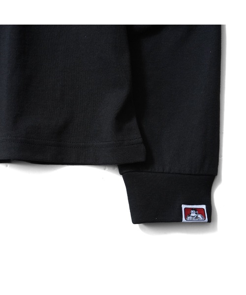 BEN DAVIS(ベンデイビス)の「《BEN DAVIS》EMBRO LONG SLEEVE /刺繍ロングスリーブ(Tシャツ/カットソー・メンズ・ホワイト/ブラック/バーガンディー・SMALL/MEDIUM/LARGE/X-LARGE)」の7枚目の写真