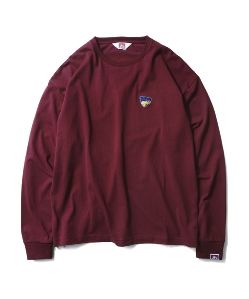 BEN DAVIS(ベンデイビス)の「《BEN DAVIS》EMBRO LONG SLEEVE /刺繍ロングスリーブ(Tシャツ/カットソー・メンズ・ホワイト/ブラック/バーガンディー・SMALL/MEDIUM/LARGE/X-LARGE)」の10枚目の写真
