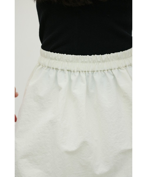 STYLEMIXER（スタイルミキサー）の「ランダムタックフレアスカート（スカート・レディース・ホワイト/ブラック・SMALL/MEDIUM）」の13枚目の写真