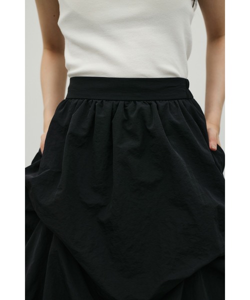 STYLEMIXER（スタイルミキサー）の「ランダムタックフレアスカート（スカート・レディース・ホワイト/ブラック・SMALL/MEDIUM）」の20枚目の写真