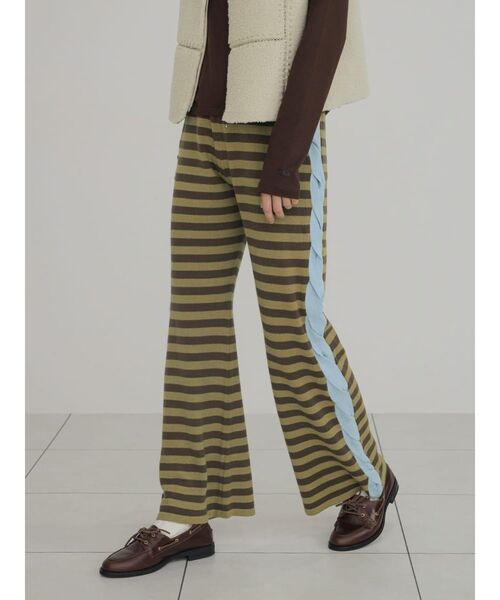 FIKA.(フィーカ)の「Border braided line knit pants(その他パンツ・レディース・ブルー/ブラウン・MEDIUM)」の16枚目の写真