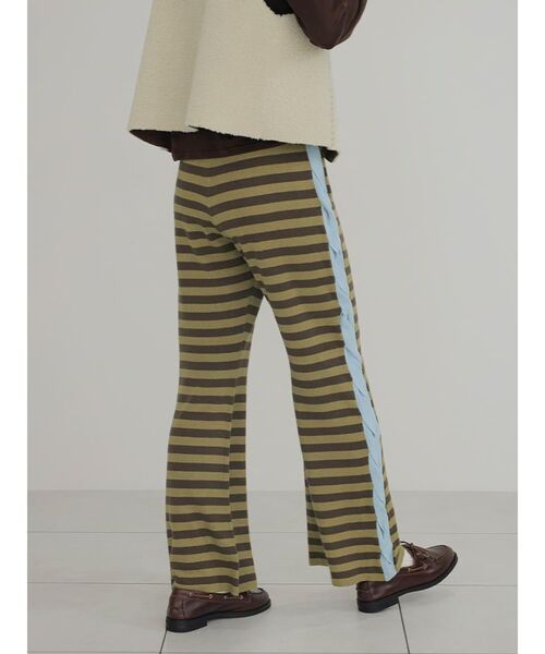 FIKA.(フィーカ)の「Border braided line knit pants(その他パンツ・レディース・ブルー/ブラウン・MEDIUM)」の17枚目の写真