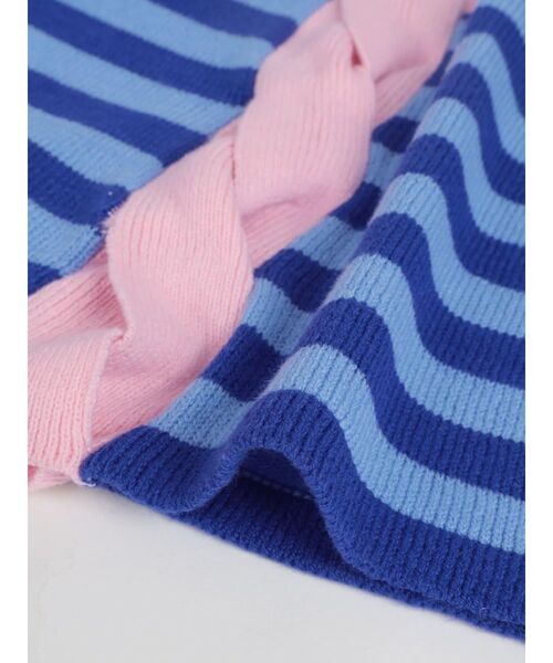 FIKA.(フィーカ)の「Border braided line knit pants(その他パンツ・レディース・ブルー/ブラウン・MEDIUM)」の6枚目の写真