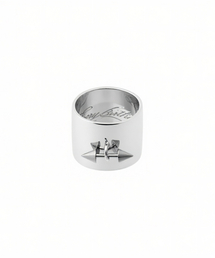Lock drop stud piercing ring