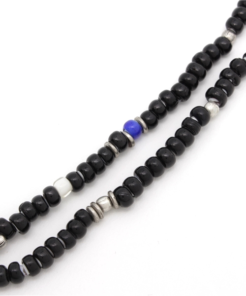 WEGO（ウィゴー）の「WEGO/ホワイトハーツミックスネックレス（ネックレス・メンズ・ターコイズブルー/レッド/ブラック・FREE）」の5枚目の写真