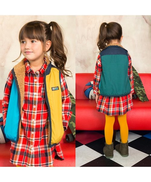 BREEZE（ブリーズ）の「ネット限定 3WAYジャケット（ダウンジャケット/コート・キッズ・ネイビー/キャメル・140/95/110/130/100/120/90/80）」の14枚目の写真