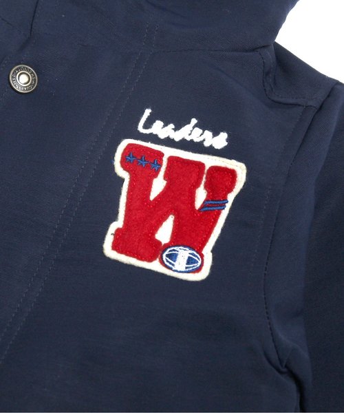 BREEZE（ブリーズ）の「ネット限定 3WAYジャケット（ダウンジャケット/コート・キッズ・ネイビー/キャメル・140/95/110/130/100/120/90/80）」の11枚目の写真