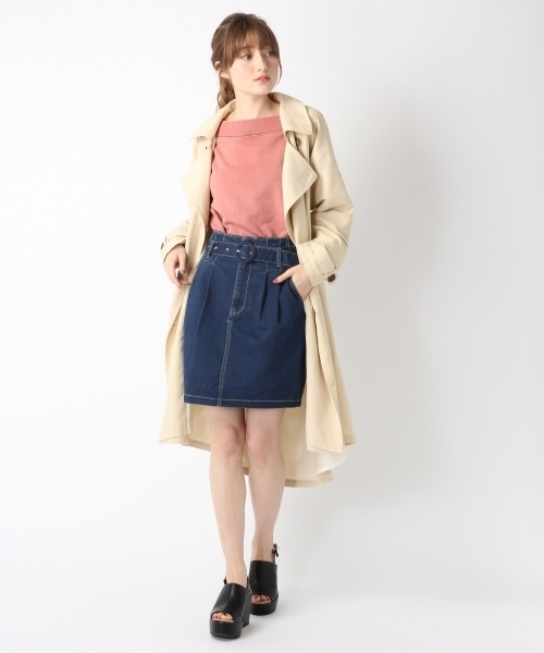 Heather（ヘザー）の「イレヘムトレンチコート 746290（トレンチコート・レディース・ピンク系その他/ベージュ系その他・FREE）」の12枚目の写真