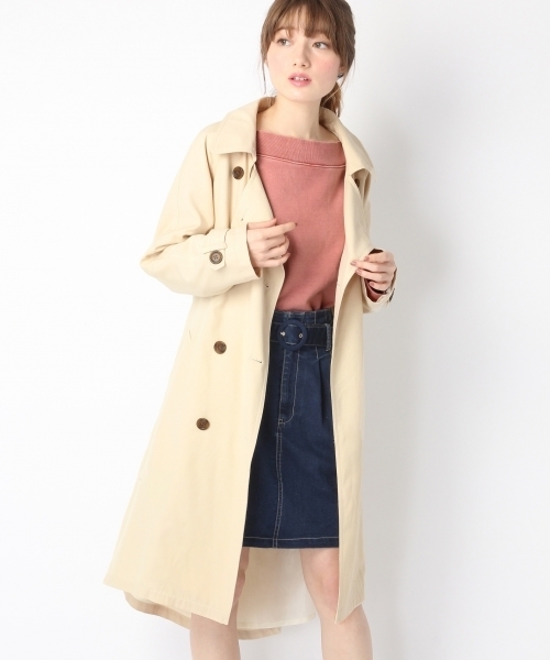 Heather（ヘザー）の「イレヘムトレンチコート 746290（トレンチコート・レディース・ピンク系その他/ベージュ系その他・FREE）」の14枚目の写真