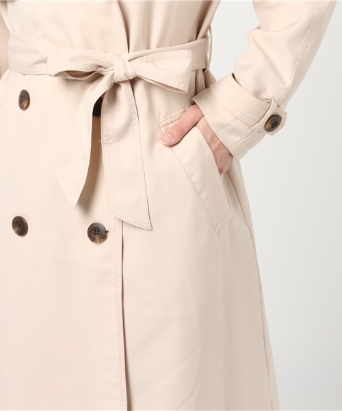 Heather（ヘザー）の「イレヘムトレンチコート 746290（トレンチコート・レディース・ピンク系その他/ベージュ系その他・FREE）」の8枚目の写真