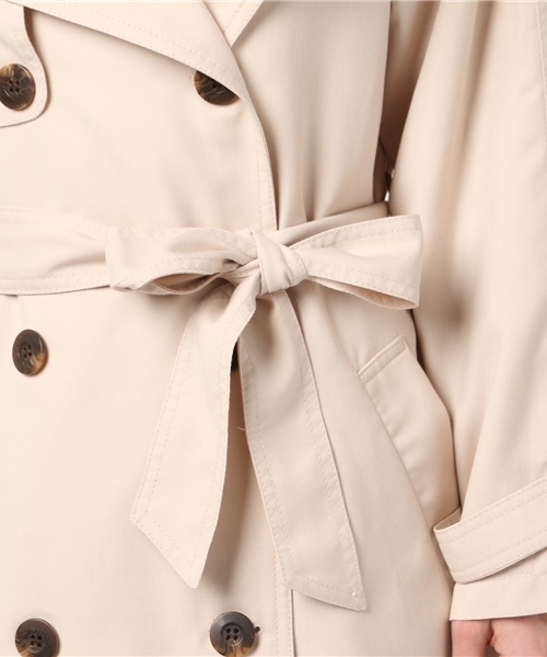 Heather（ヘザー）の「イレヘムトレンチコート 746290（トレンチコート・レディース・ピンク系その他/ベージュ系その他・FREE）」の9枚目の写真