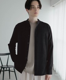 MONO-MART（モノマート）の「T/R ストレッチ バンドカラーシャツ（シャツ/ブラウス）」