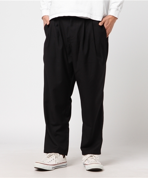 SHIPS JET BLUE(シップスジェットブルー)の「SHIPS JET BLUE: TR ワイドパンツ(その他パンツ・メンズ・ネイビー/オリーブ/チャコールグレー・LARGE/SMALL/MEDIUM)」の1枚目の写真