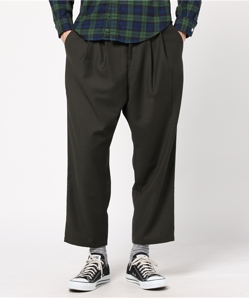 SHIPS JET BLUE(シップスジェットブルー)の「SHIPS JET BLUE: TR ワイドパンツ(その他パンツ・メンズ・ネイビー/オリーブ/チャコールグレー・LARGE/SMALL/MEDIUM)」の3枚目の写真