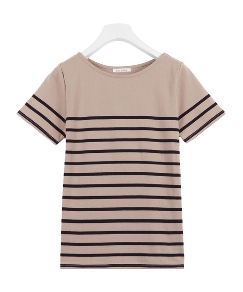 KOBE LETTUCE（コウベレタス）の「[無地/ボーダー柄]コットン100％半袖シンプルTシャツ（Tシャツ/カットソー・レディース・ホワイト系その他3/レッド系その他/ホワイト×ネイビー/ブルー系その他/ブラック/ブルー系その他3/ホワイト系その他2/レモンイエロー/ホワイト系その他6/ホワイト×ブラック/ホワイト×ブルー/ライトカーキ/ネイビー/オフホワイト/ホワイト系その他4/ブラック系その他/ホワイト系その他5/ホワイト×グレー/ホワイト×レッド/ベージュ系その他2/その他2/ブラック系その他4/ブラック系その他3/その他1/ベージュ系その他3/ピンク系その他/その他3/その他4/ホワイト×グリーン/その他5/オレンジ系その他/ベージュ系その他4/ベージュ系その他5/ピンク系/ピンク系1/グリーン系1/グリーン系・FREE）」の19枚目の写真