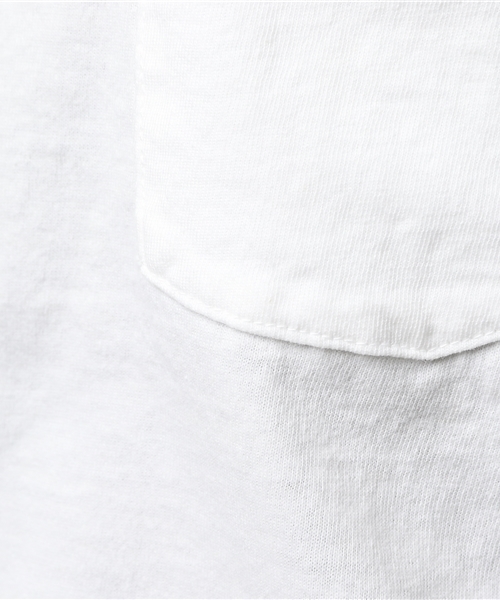 MOUSSY（マウジー）の「Hanes POCKET TEE C NECK（Tシャツ/カットソー・レディース・ライトイエロー/ホワイト/ライトブルー/ピンク・1/2）」の16枚目の写真