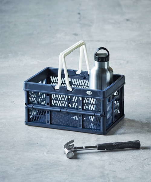 GORDON MILLER（ゴードンミラー）の「GORDON MILLER（ゴードンミラー） 折りたためる取っ手付きコンテナ S（アウトドアグッズ・レディース・ブルー系その他/ホワイト系その他/ホワイト系その他2/ブルー系その他2/カーキ/ダークグレー/サンドベージュ/オリーブドラブ/グレー系その他/ブラック・S）」の10枚目の写真