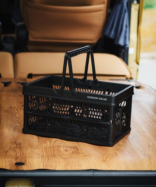 GORDON MILLER（ゴードンミラー）の「GORDON MILLER（ゴードンミラー） 折りたためる取っ手付きコンテナ S（アウトドアグッズ・レディース・ブルー系その他/ホワイト系その他/ホワイト系その他2/ブルー系その他2/カーキ/ダークグレー/サンドベージュ/オリーブドラブ/グレー系その他/ブラック・S）」の4枚目の写真