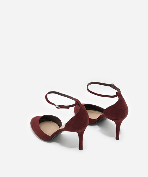 CHARLES & KEITH(チャールズ & キース)の「ベーシックアンクルストラップヒール / BASIC ANKLE STRAP HEELS(サンダル・レディース・ブラック/ピンク/バーガンディー・22.5cm/23cm/24cm/23.5cm/24.5cm)」の13枚目の写真