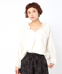 studio CLIP | コットンビエラアソートフリル衿ブラウス(シャツ/ブラウス)