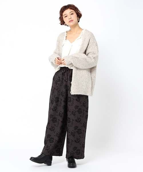 studio CLIP（スタディオクリップ）の「コットンビエラアソートフリル衿ブラウス（シャツ/ブラウス・レディース・ネイビー/アイボリー/その他1・LARGE/MEDIUM）」の6枚目の写真