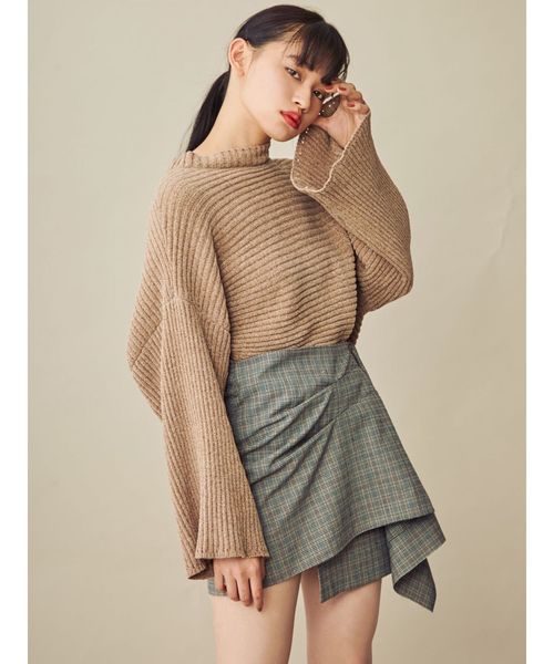 EMODA（エモダ）の「ドレープミニスカート（スカート・レディース・ブラック/その他/その他1・SMALL/MEDIUM）」の11枚目の写真