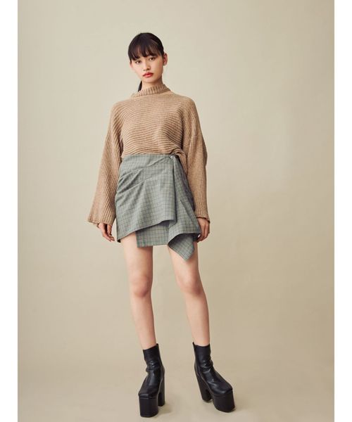 EMODA（エモダ）の「ドレープミニスカート（スカート・レディース・ブラック/その他/その他1・SMALL/MEDIUM）」の12枚目の写真