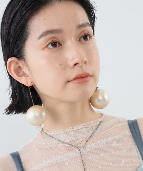 ラリマー コーラル パール ピアス ハワイ BellaAnela #436 ラリマー コーラル パール ピアス ハワイ BellaAnela #436 ピアス
