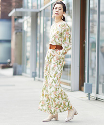 RIVE DROITE | レースフラワープリントワイドパンツ(その他パンツ)