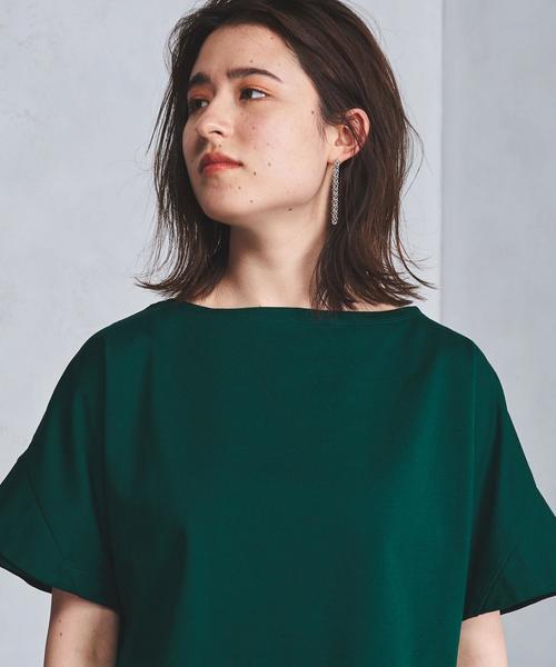UNITED ARROWS(ユナイテッドアローズ)の「<SACRA(サクラ)>ペタルスリーブ Tシャツ(Tシャツ/カットソー・レディース・オフホワイト/ケリー・FREE)」の7枚目の写真