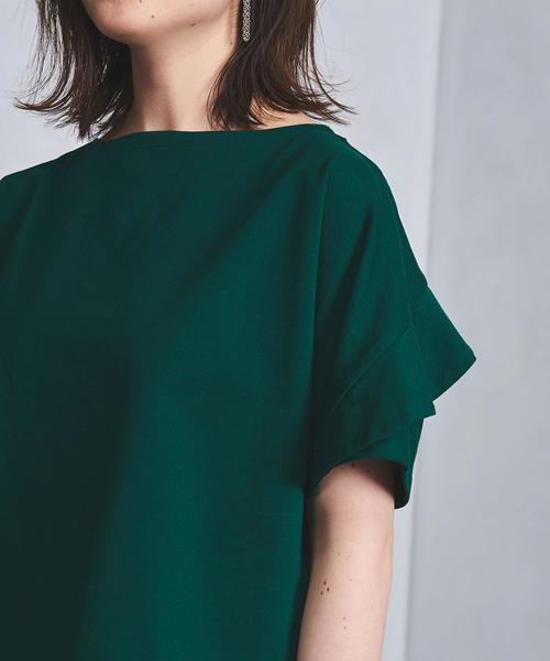 UNITED ARROWS(ユナイテッドアローズ)の「<SACRA(サクラ)>ペタルスリーブ Tシャツ(Tシャツ/カットソー・レディース・オフホワイト/ケリー・FREE)」の8枚目の写真