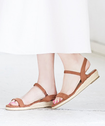 KOBE LETTUCE | ローヒールウェッジソールジュートサンダル レディースシューズ 厚底[I1525]神戸レタス(サンダル)