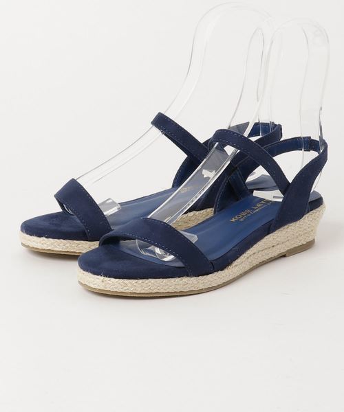 KOBE LETTUCE（コウベレタス）の「ローヒールウェッジソールジュートサンダル（サンダル・レディース・ライトベージュ/ネイビー/キャメル/ピンク/イエロー/ホワイト系その他/ブラック/シルバー系その他/パープル/その他1・L/LL/M/S）」の5枚目の写真