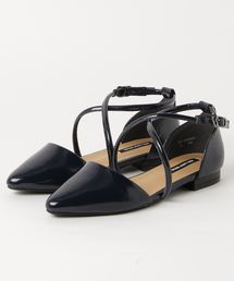 NATURAL BEAUTY BASIC | エナメルクロスフラットパンプス(パンプス)