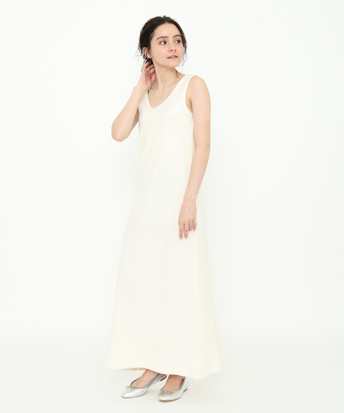 SALON adam et rope'(サロン アダム エ ロペ)の「Smile Cottonパイルドレス(ワンピース・レディース・チャコールグレー/オフホワイト/ピンク・FREE)」の10枚目の写真