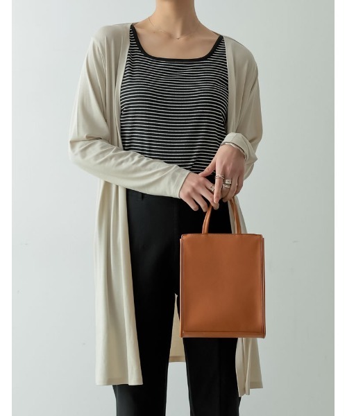 Re:EDIT(リエディ)の「UVカット接触冷感ミディアム丈カーディガン(カーディガン/ボレロ・レディース・グレー/ダークブルー/ホワイト/ブラウン/ブラック/ライトベージュ/レンガ/カーキオリーブ/モカ・MEDIUM/X-LARGE/LARGE)」の18枚目の写真