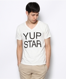 BEAUTY&YOUTH UNITED ARROWS | BY YUP STAR ロゴ VネックTシャツ◆(Tシャツ/カットソー)
