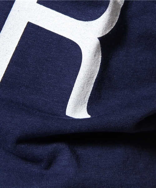 BEAUTY&YOUTH UNITED ARROWS（ビューティーアンドユースユナイテッドアローズ）の「BY YUP STAR ロゴ VネックTシャツ◆（Tシャツ/カットソー・メンズ・ホワイト/ネイビー・SMALL/MEDIUM/LARGE）」の9枚目の写真