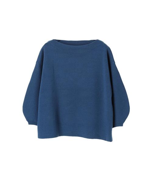 koe(コエ)の「ミラノリブ袖ボリュームニットプルオーバー(ニット/セーター・レディース・ブラック/マスタード/ラベンダー/ベージュ系その他/ダークブルー/キャメル・S/M/L)」の20枚目の写真