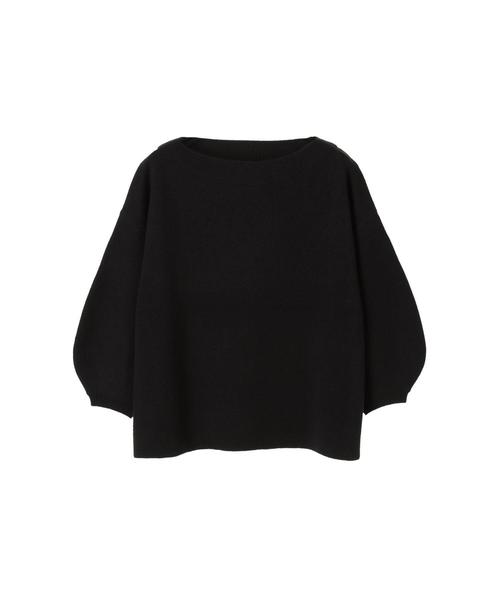 koe(コエ)の「ミラノリブ袖ボリュームニットプルオーバー(ニット/セーター・レディース・ブラック/マスタード/ラベンダー/ベージュ系その他/ダークブルー/キャメル・S/M/L)」の7枚目の写真