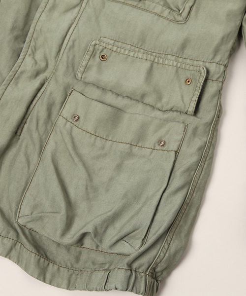 Another Edition（アナザーエディション）の「AE ﾋﾞｼﾞｭｰ ﾐﾘﾀﾘｰ LINER（ミリタリージャケット・レディース・オリーブ/ライトピンク/その他1・SMALL/MEDIUM）」の13枚目の写真