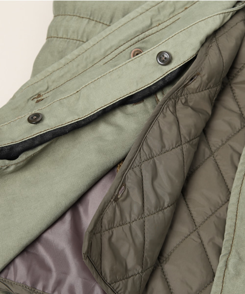 Another Edition（アナザーエディション）の「AE ﾋﾞｼﾞｭｰ ﾐﾘﾀﾘｰ LINER（ミリタリージャケット・レディース・オリーブ/ライトピンク/その他1・SMALL/MEDIUM）」の16枚目の写真