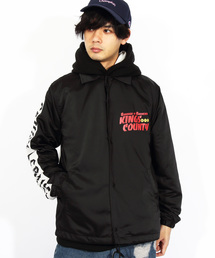 ８(eight) | ロゴ コーチジャケット バックプリント(ナイロンジャケット)