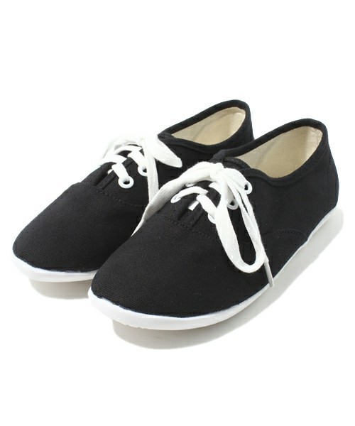 WEGO（ウィゴー）の「WEGO/キャンバスローカットスニーカー（スニーカー・レディース・ホワイト/ブラック/ネイビー/レッド・23.5/24.5）」の12枚目の写真